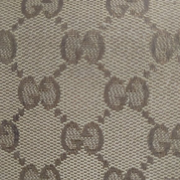 Gucci Logo Long Wallet Brown MonogramCanvas Leather Vintage Fair - Picture 7 of 16